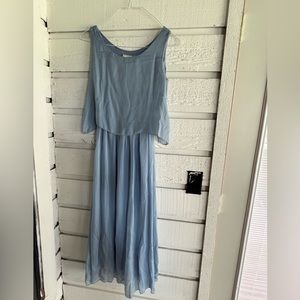 NWT , M/L Baci silk dress